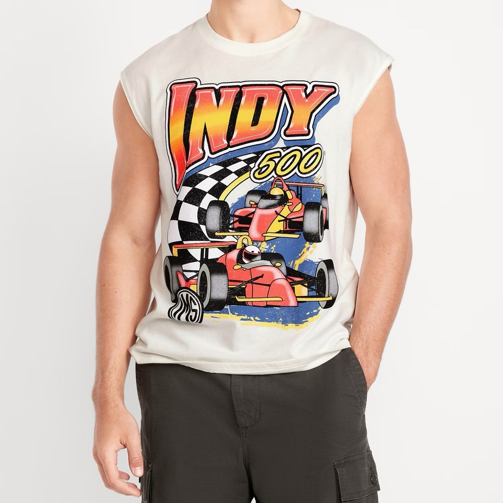 NWT Indy 500 Muscle Tank Top